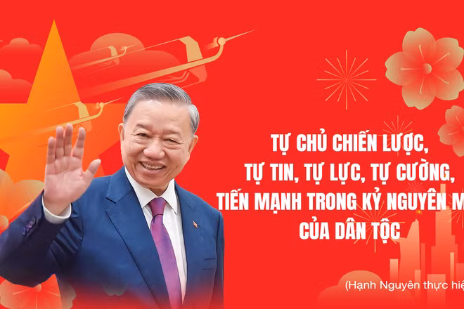 Tự chủ chiến lược, tự tin, tự lực, tự cường, tiến mạnh trong kỷ nguyên mới của dân tộc