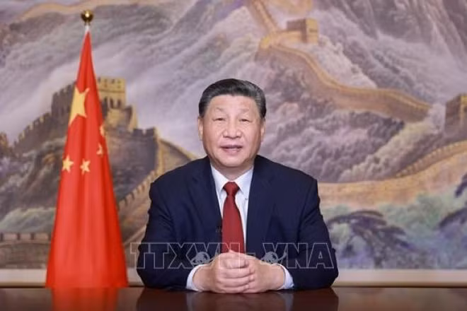 Chủ tịch Trung Quốc Tập Cận Bình. (Ảnh: THX/TTXVN)