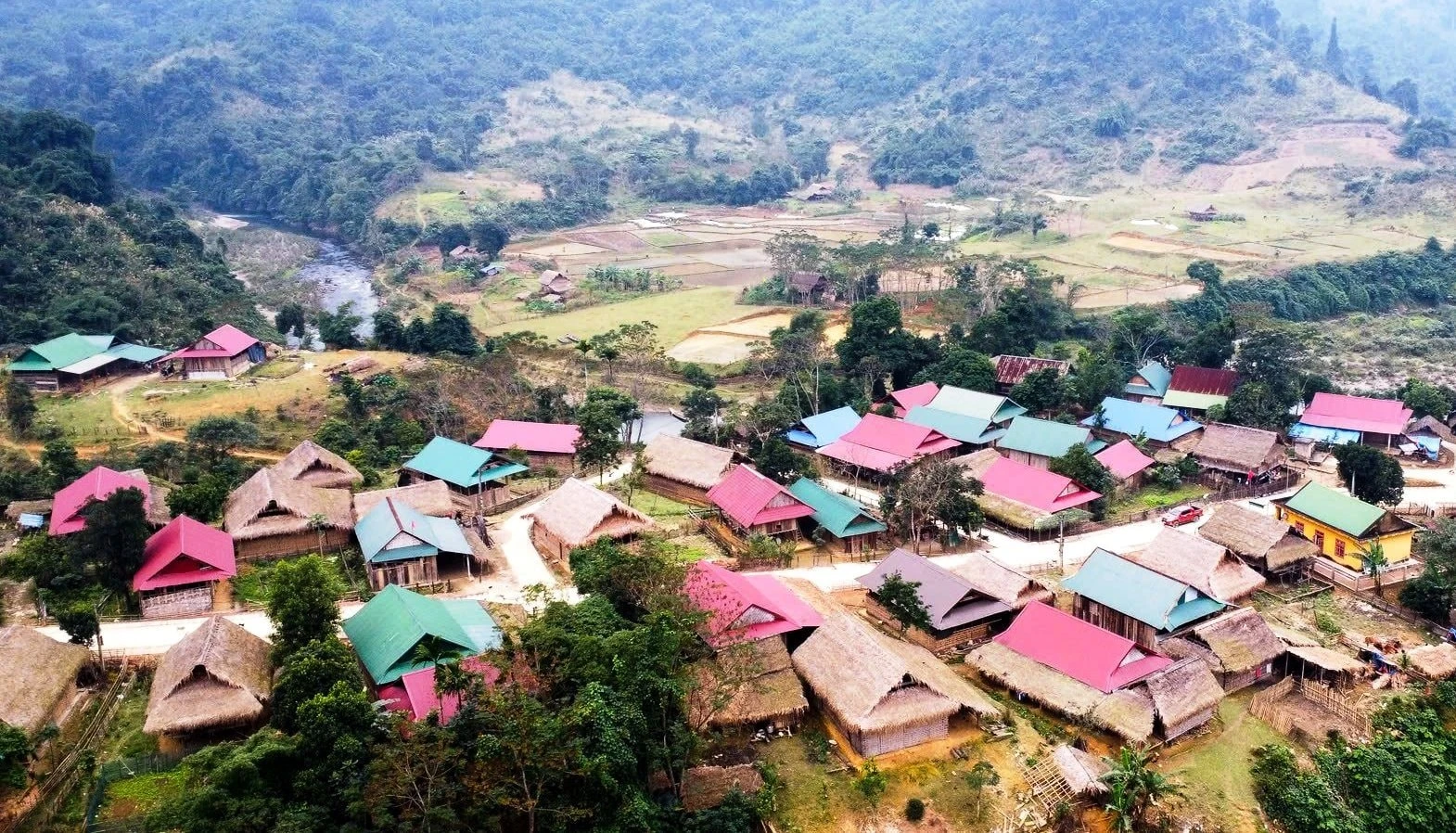 Bản Búng hôm nay. Ảnh: NH.LÂN