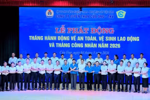 Lãnh đạo Công ty và các phòng, ban, phân xưởng hưởng ứng Tháng hành động về an toàn, vệ sinh lao động năm 2026.