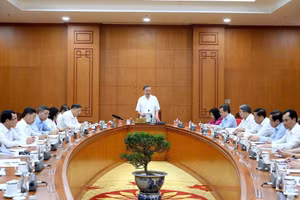 Tổng Bí thư, Chủ tịch nước Tô Lâm tại buổi làm việc với một số cơ quan về nhà ở xã hội và định hướng phát triển nhà ở trong thời gian tới. (Ảnh: ĐĂNG KHOA)