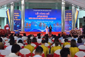 Quang cảnh buổi lễ.