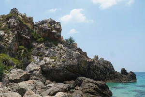 Nét hoang sơ ở mũi Vi Rồng.