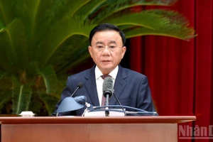 Đồng chí Trần Cẩm Tú, Ủy viên Bộ Chính trị, Thường trực Ban Bí thư. (Ảnh: ĐĂNG KHOA)