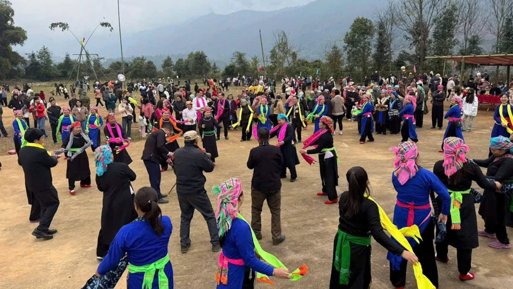 Lễ hội Xòe - Sắc xuân Mường Bo năm 2026 sẽ diễn ra vào ngày 28/2 sắp tới tại Nhà văn hóa xã Mường Bo. (Ảnh: TITC)