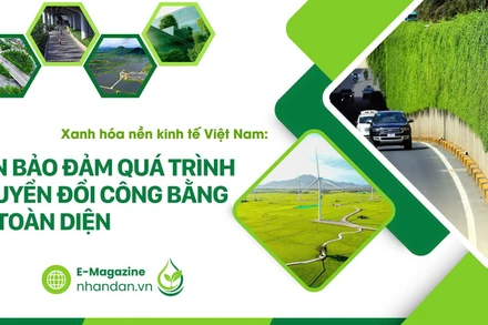 Xanh hóa nền kinh tế Việt Nam: Cần bảo đảm quá trình chuyển đổi công bằng và toàn diện