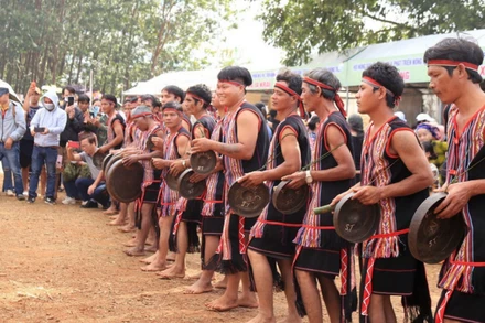 Liên hoan cồng chiêng quốc tế tại tỉnh Gia Lai dự kiến sẽ diễn ra vào quý 4/2026 tới đây. (Ảnh: TTXVN)