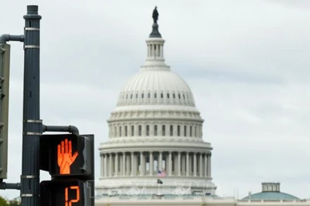 Tòa nhà Quốc hội Mỹ tại Washington, D.C. (Ảnh: THX/TTXVN)