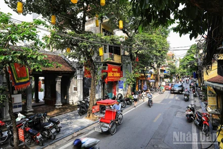 Một góc phố cổ Hà Nội - điểm đến được du khách quốc tế yêu thích khi tới Việt Nam. (Ảnh: THÀNH ĐẠT)