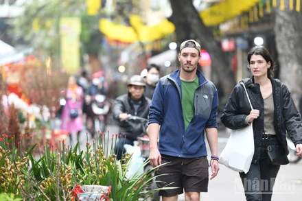 Tháng 1/2026, ngành du lịch đón gần 2,5 triệu lượt khách quốc tế. (Ảnh: THÀNH ĐẠT)