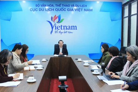 Quang cảnh buổi làm việc. (Ảnh: TITC)