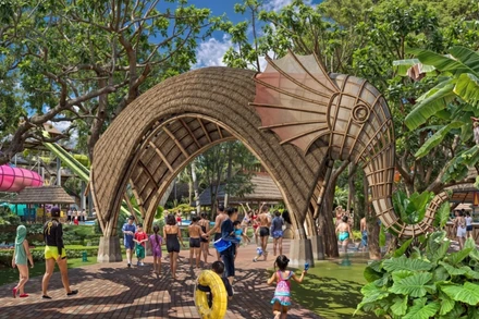 Hình ảnh mô phỏng công viên nước “made in Sun Group” được đầu tư tại thành phố Vũng Tàu. 