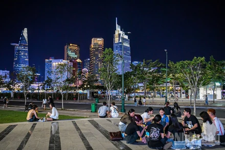 Khách du lịch tại Thành phố Hồ Chí Minh. (Ảnh minh họa: THÀNH ĐẠT)