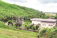 Một góc Nhà máy thủy điện Phú Ninh.