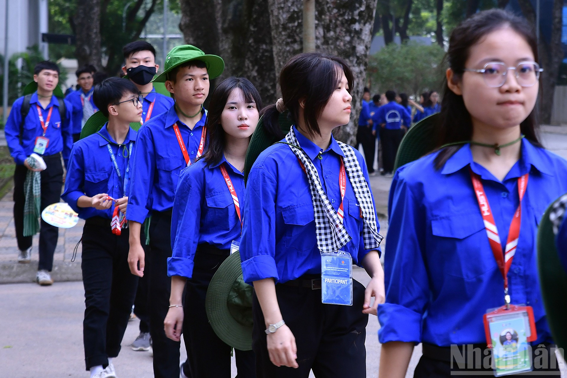 Sáng 25/7, tại Đại học Bách khoa Hà Nội, Đoàn Thanh niên, Hội Sinh viên thành phố Hà Nội tổ chức Lễ xuất quân Chiến dịch sinh viên tình nguyện "Mùa hè xanh" năm 2025. ndo_br_miu-4152.jpg