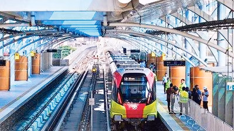 Tuyến metro Nhổn - ga Hà Nội đi vào vận hành (Ảnh VGP)