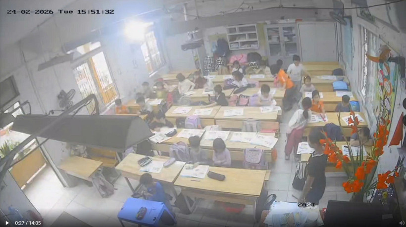 Hình ảnh cắt từ clip. 