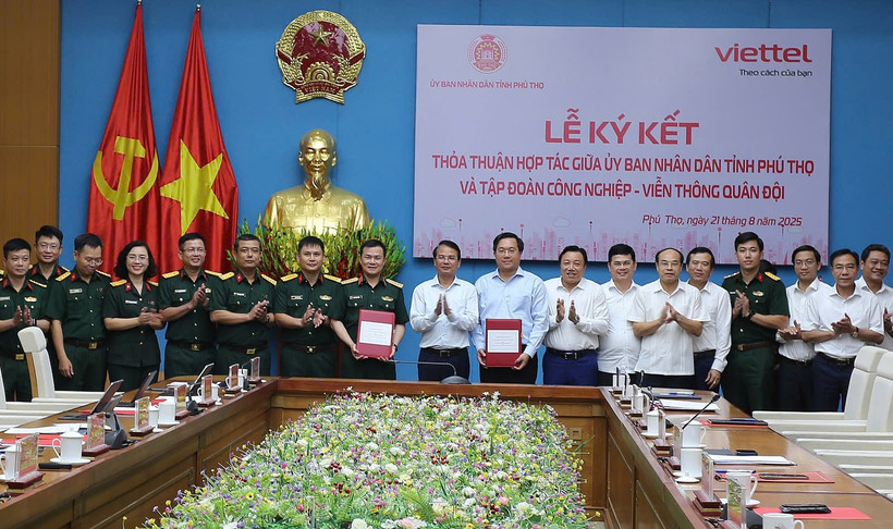 Tỉnh Phú Thọ và Tập đoàn Viettel ký kết hợp tác giai đoạn 2025-2030.