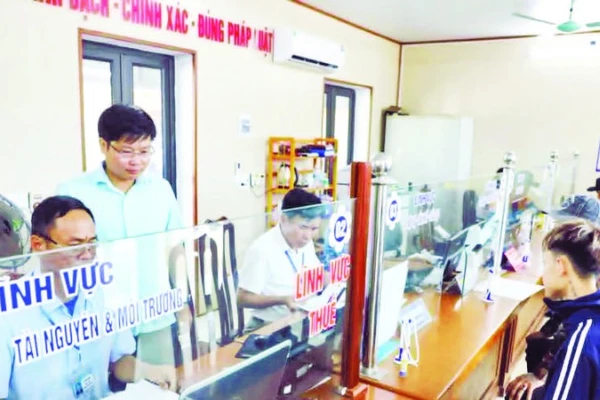 Nhiều hoạt động tại xã Đông Tiền Hải được vận hành trên nền tảng số