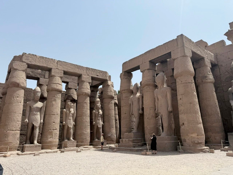 Đền thờ Karnak, nơi còn nhiều dấu ấn của Hatshepsut. 