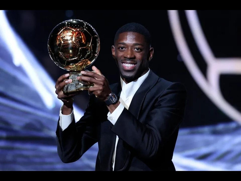 Ousmane Dembélé giành Quả bóng vàng 2025.