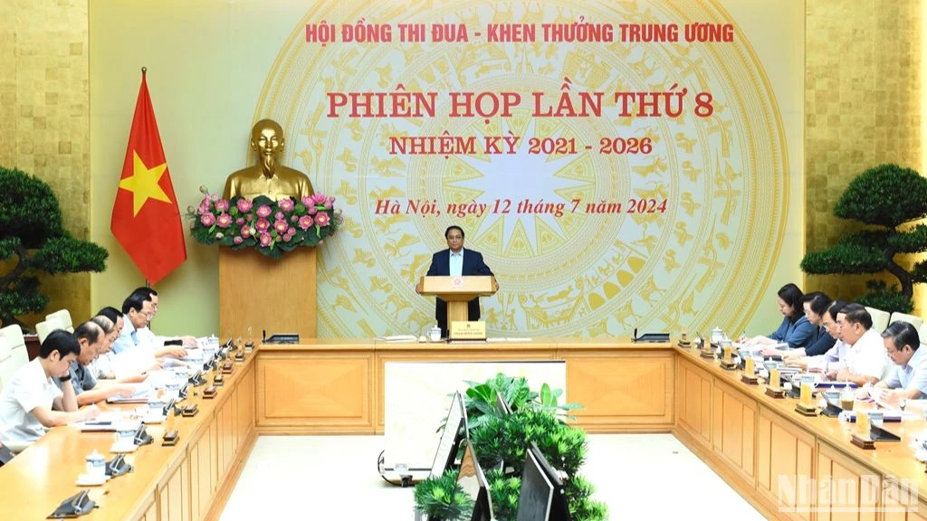 [Ảnh] Thủ tướng chủ trì Phiên họp lần thứ 8 của Hội đồng Thi đua-Khen thưởng Trung ương