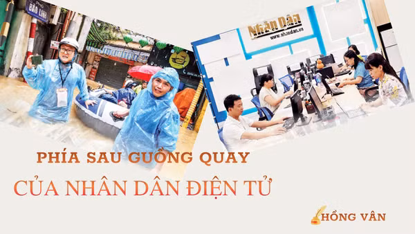 Phía sau guồng quay của Nhân Dân điện tử