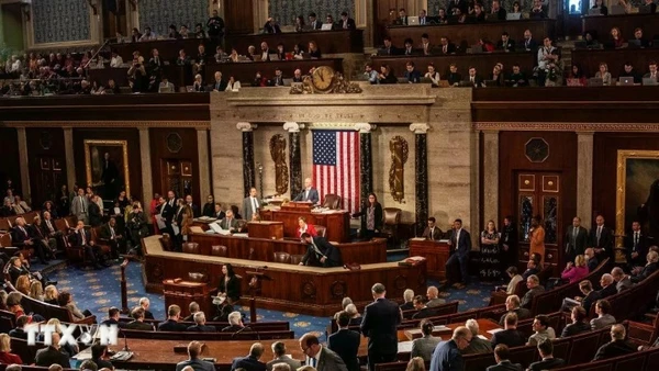 Quang cảnh một phiên họp Hạ viện Mỹ ở Washington, DC. (Ảnh minh họa: THX/TTXVN)