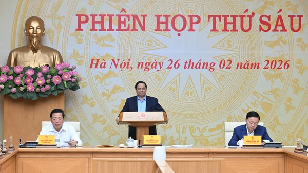 Thủ tướng Phạm Minh Chính chủ trì phiên họp thứ sáu của Ban Chỉ đạo Trung ương về chính sách nhà ở.