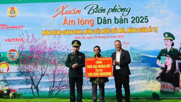 “Xuân Biên phòng-Ấm lòng dân bản” năm 2026 tại Đắk Lắk: Gắn kết quân dân, vững bền biên cương Tổ quốc
