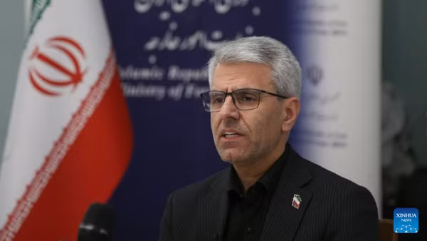 Người phát ngôn Bộ Ngoại giao Iran Esmaeil Baghaei. (Ảnh: Tân Hoa xã)