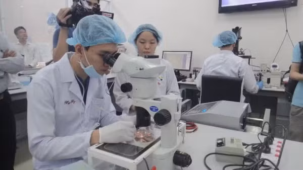 Hoạt động nghiên cứu khoa học tại Đại học Quốc gia Thành phố Hồ Chí Minh.