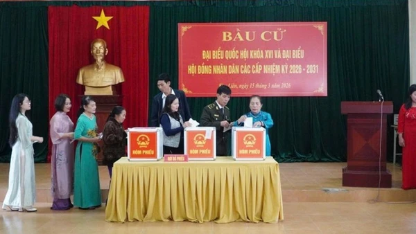 Gần 2,6 triệu cử tri tỉnh Nghệ An nô nức đến các khu vực bỏ phiếu để thực hiện quyền và nghĩa vụ công dân.