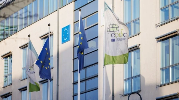 Quang cảnh bên ngoài Trụ sở của Trung tâm Phòng ngừa và kiểm soát dịch bệnh châu Âu (ECDC) tại Stockholm, Thụy Điển. (Ảnh: Xinhua)