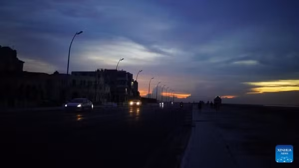 Cuba hứng chịu tình trạng thiếu điện trên diện rộng (Ảnh: Xinhua) 