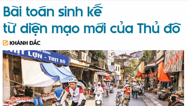 Bài toán sinh kế từ diện mạo mới của Thủ đô