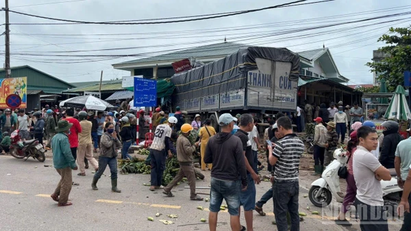 Hiện trường vụ tại nạn.