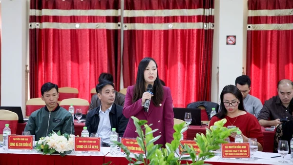 Đại biểu phát biểu tại buổi tọa đàm.