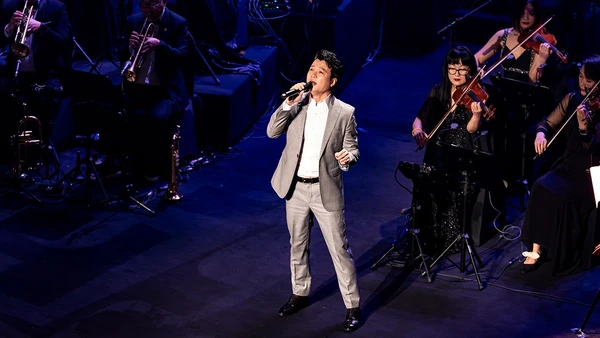 Nghệ sĩ Ưu tú Vũ Thắng Lợi trong đêm nhạc "Mùa chim én bay". (Ảnh: BTC)