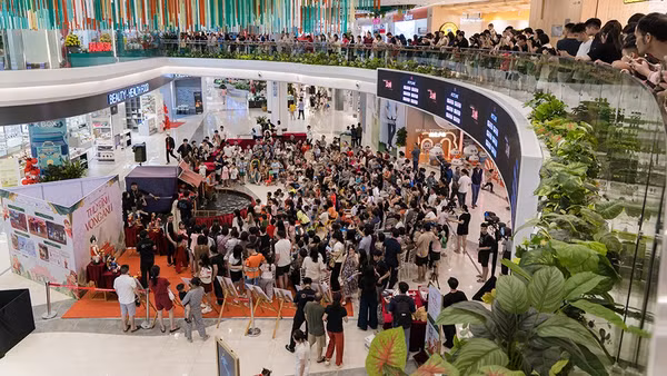 Sự kiện “Thủy đình vọng ảnh” tại Vincom Mega Mall Ocean City. (Ảnh: NVCC)