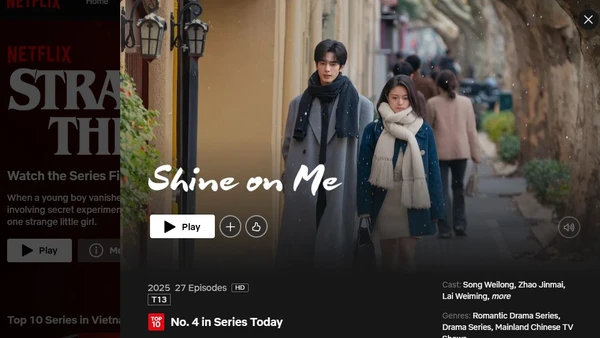 Phim "Tôi thấy ánh dương rực rỡ" trên kênh Netflix. (Ảnh chụp màn hình)