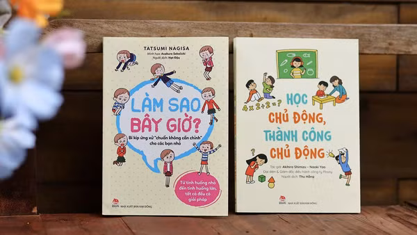 Hai cuốn “Làm sao bây giờ?” và “Học chủ động, Thành công chủ động”. (Ảnh: Nhà xuất bản Kim Đồng)