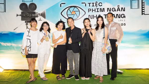Các nhà làm phim tại Tiệc phim ngắn 2026.