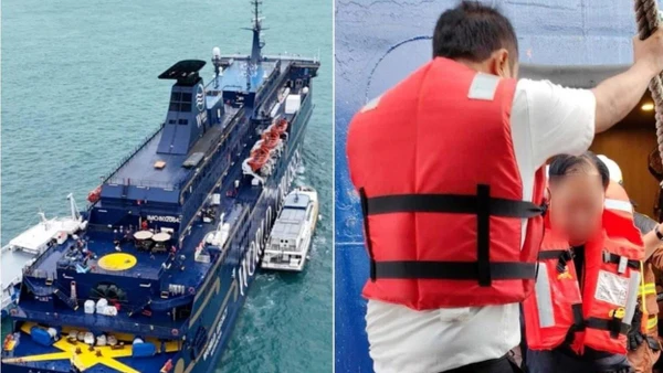 Cơ quan Hàng hải và Cảng vụ (MPA) cho biết tất cả hành khách đã được sơ tán an toàn. (Ảnh: straitstimes.com)