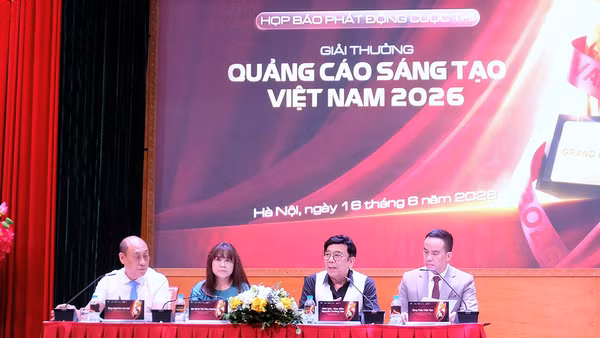 Họp báo công bố Giải thưởng Quảng cáo sáng tạo Việt Nam 2026. (ẢNh: LÊ THỦY)