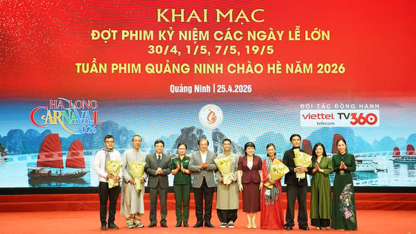 Lễ khai mạc đợt phim. (Ảnh: Cục Điện ảnh)