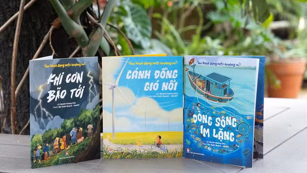 Bộ sách “Nhà hoạt động môi trường nhí”. (Ảnh: Nhà xuất bản Kim Đồng)