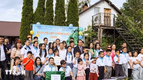 Khai mạc Trại Hè tiếng Việt 2026. (Ảnh: TTXVN)
