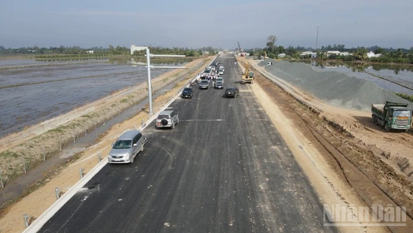 Tuyến cao tốc qua tỉnh An Giang.