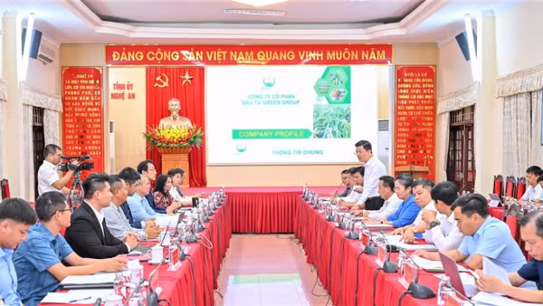 Quang cảnh buổi làm việc.